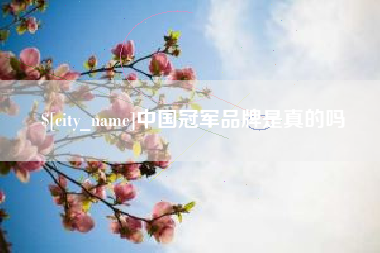 乐平中国冠军品牌是真的吗