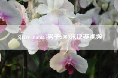 乐平男子5000米决赛视频