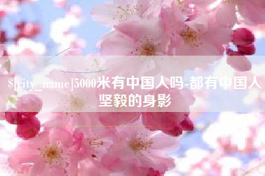 乐平5000米有中国人吗-都有中国人坚毅的身影