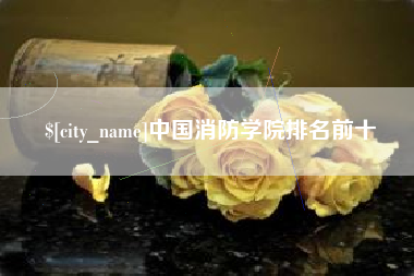 乐平中国消防学院排名前十