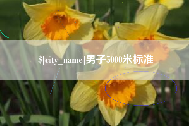 乐平男子5000米标准