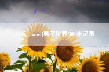 乐平男子世界5000米记录
