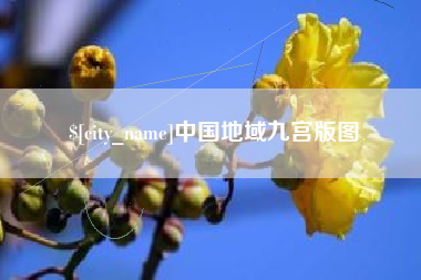 乐平中国地域九宫版图