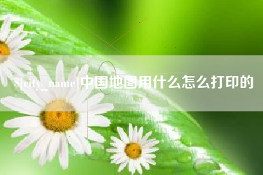乐平中国地图用什么怎么打印的