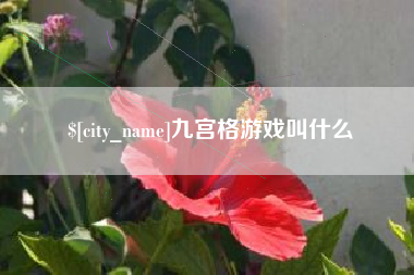 乐平九宫格游戏叫什么