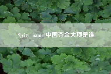 乐平中国夺金大项是谁