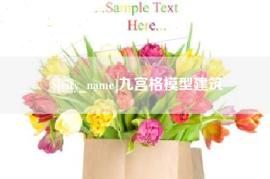 乐平九宫格模型建筑