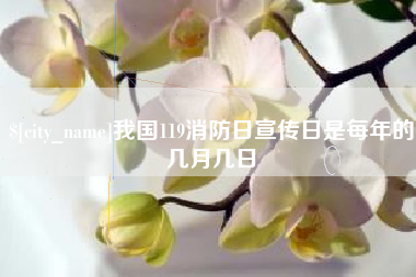 乐平我国119消防日宣传日是每年的几月几日
