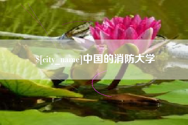 乐平中国的消防大学