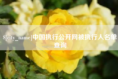 乐平中国执行公开网被执行人名单查询