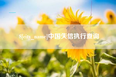 乐平中国失信执行查询