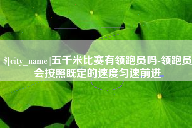 乐平五千米比赛有领跑员吗-领跑员会按照既定的速度匀速前进