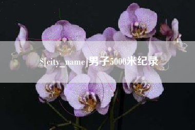 乐平男子5000米纪录