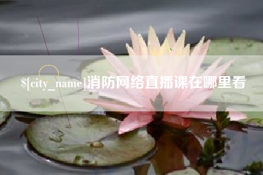 乐平消防网络直播课在哪里看