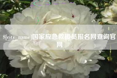 乐平国家应急救援员报名网查询官网