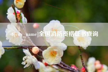 乐平全国消防资格证书查询