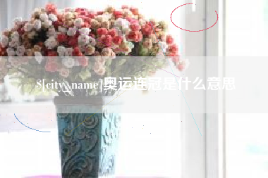 乐平奥运连冠是什么意思