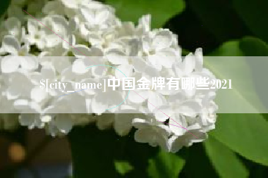 乐平中国金牌有哪些2021